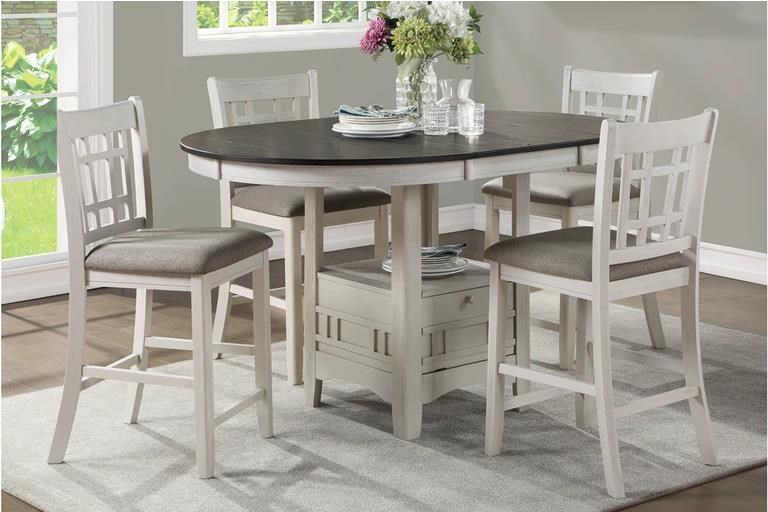Panola 4 piece pub clearance table set gracie oaks